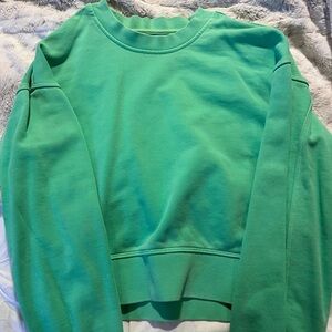 Lululemon Green Crewneck Sweatshirt